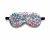 silk sleep mask with flowers