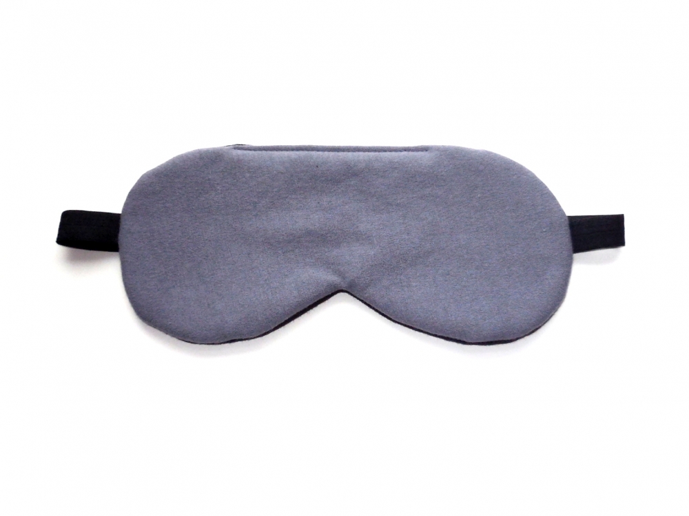 Pure organic cotton sleeping mask adult size with adjustable strap