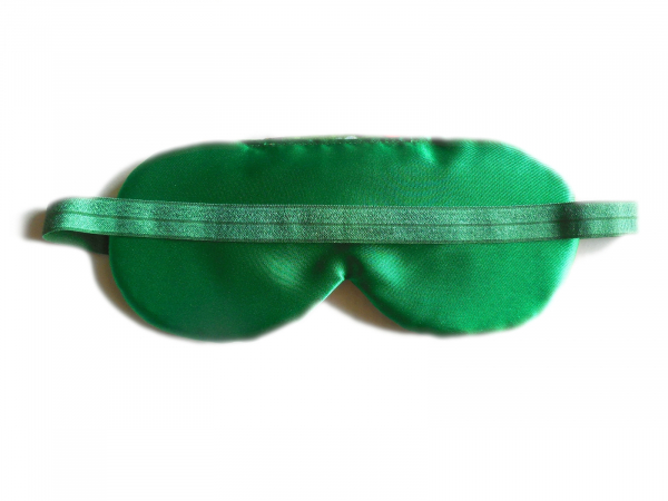 green satin eyemasks