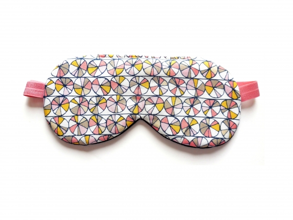 eye masks made with organic cotton peach