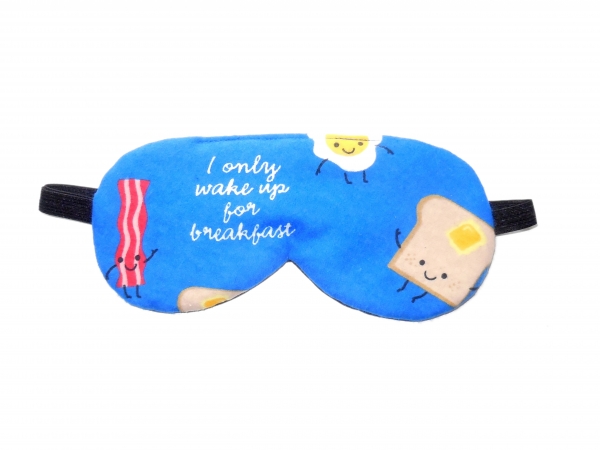 breakfast sleep mask bacon languor