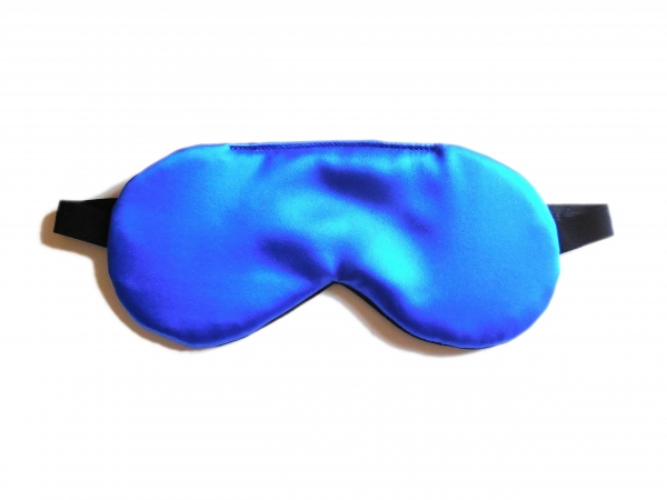 blue silk eyemask usa made