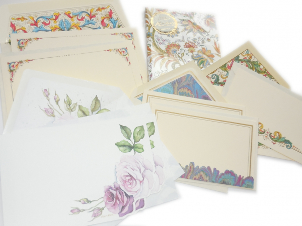 assortment italian stationery