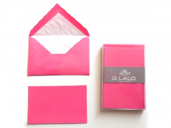 g. lalo correspondence cards pink
