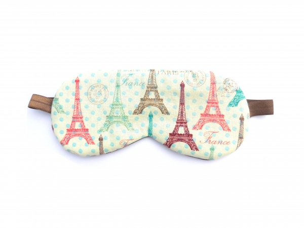 paris theme travel eye mask