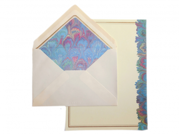 luxury writing sheet set italy