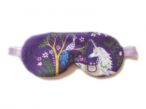 organic cotton unicorn sleep mask