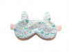 gray pink bunny sleep mask for girls