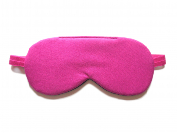 pink organic cotton eyemask