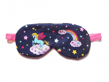 unicorn sleep mask navy usa made adjustable