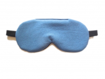 Adjustable Organic Cotton Sleep Mask, Vintage Blue