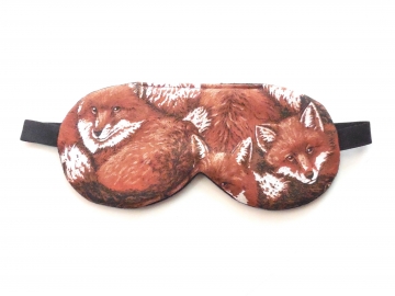 Foxes Sleep Mask, Brown