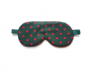 Green Dotted Sleep Mask