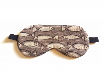 Fish Sleep Mask, Brown