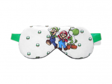 Sleep Mask with Mario, Luigi, Yoshi