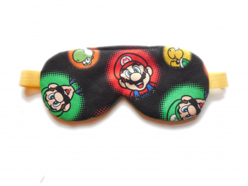 Small Child's Sleep Mask, Adjustable, Mario
