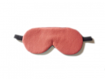 Adjustable Organic Cotton Sleep Mask, Vintage Orange