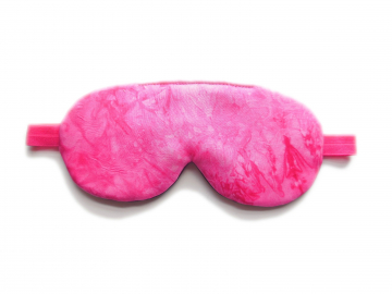 Silk Sleep Mask, Adjustable, Pink