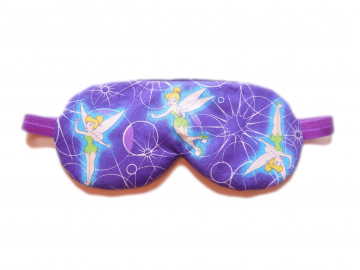 Sleep Mask with Tinkerbell, Adjustable, Satin
