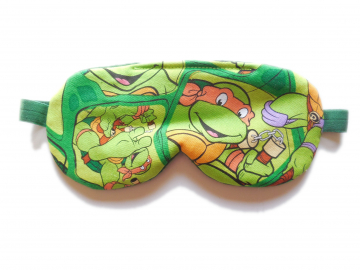 Turtles Sleep Mask, Flannel Back
