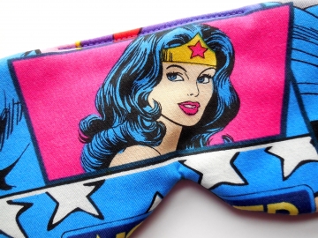 Superhero Silk Sleep Mask with Wonder Woman